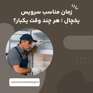 زمان مناسب سرویس یخچال ؛ هر چند وقت یکبار؟