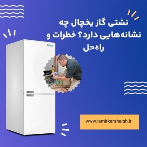 نشتی گاز یخچال چه نشانه‌هایی دارد؟ خطرات و راه‌حل